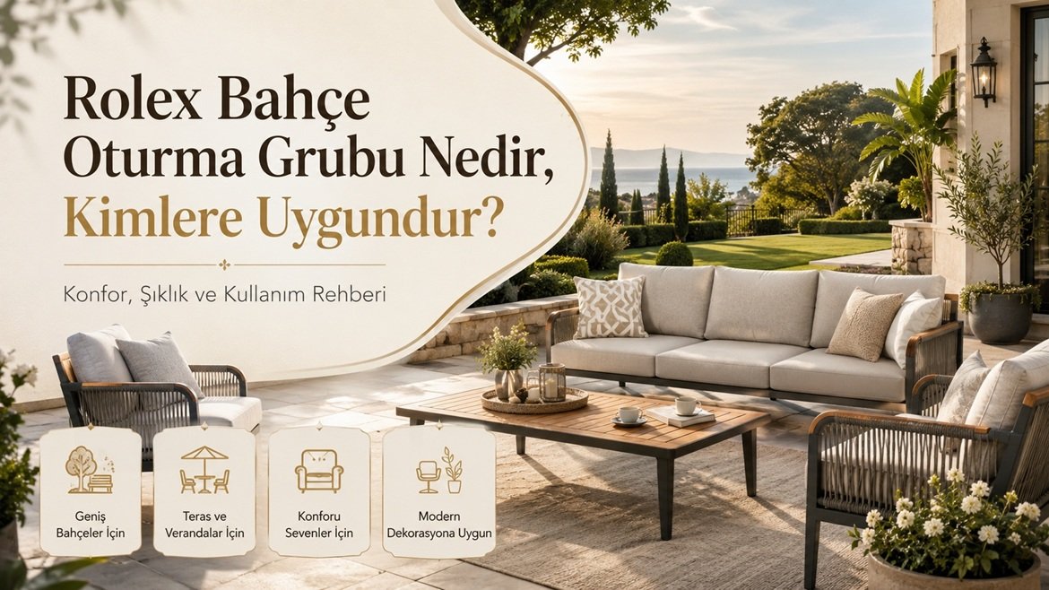 Rolex Bahçe Oturma Grubu Nedir? Kimler İçin Uygundur?
